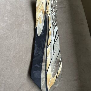 Vitaliano Pancaldi Italy Black and Gold Men's Tie